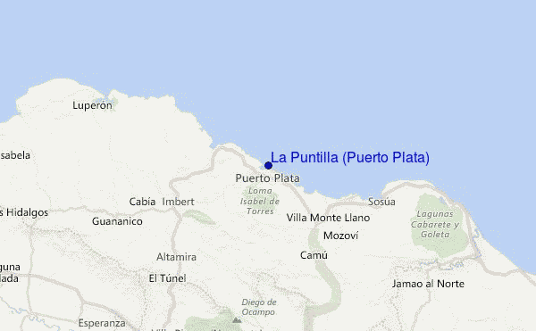La Puntilla (Puerto Plata) Location Map