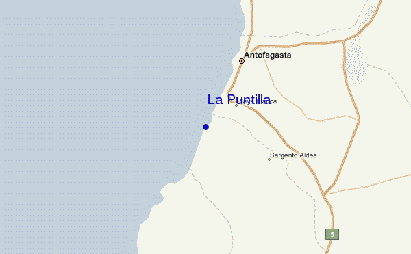 mapa de ubicación de La Puntilla