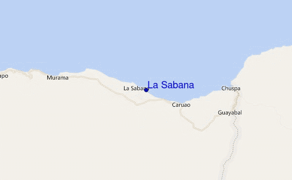 mapa de ubicación de La Sabana