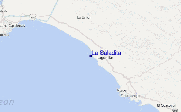 La Saladita Location Map