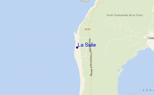 mapa de ubicación de La Salie