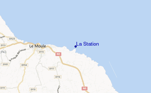mapa de ubicación de La Station