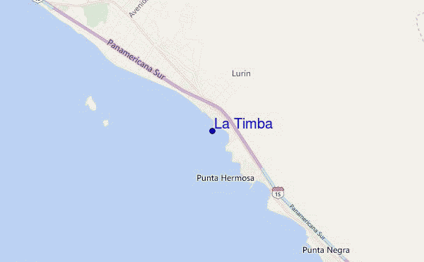 mapa de ubicación de La Timba