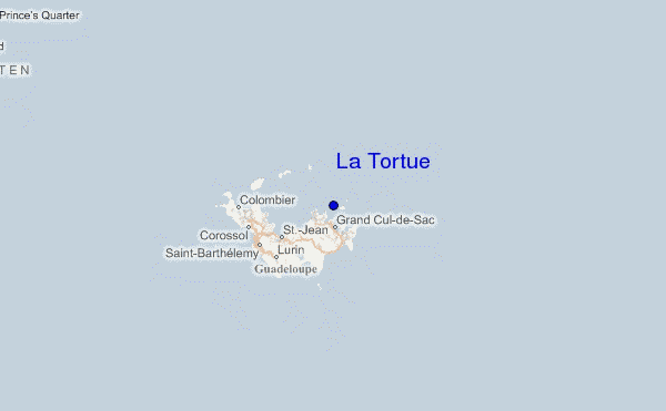 mapa de ubicación de La Tortue