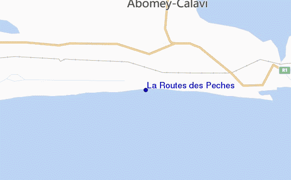 mapa de ubicación de La Routes des Pêches