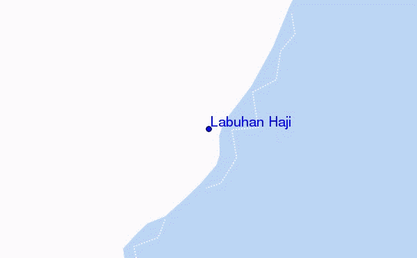 mapa de ubicación de Labuhan Haji