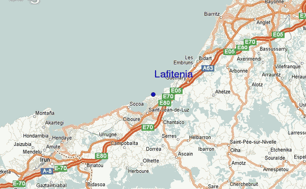 mapa de ubicación de Lafitenia