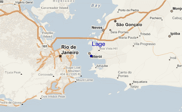 mapa de ubicación de Lage