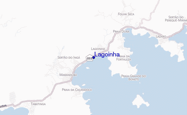 mapa de ubicación de Lagoinha