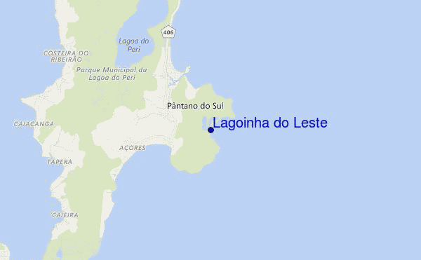 mapa de ubicación de Lagoinha do Leste