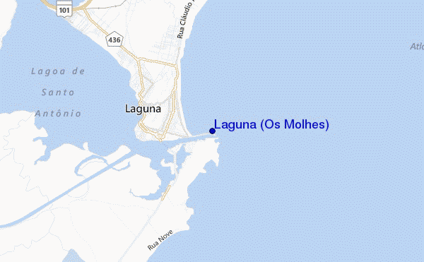 mapa de ubicación de Laguna (Os Molhes)