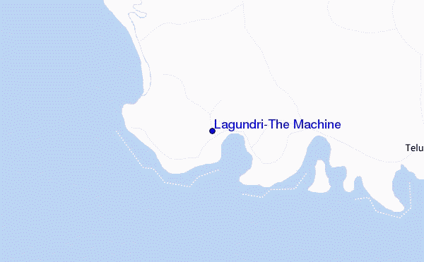 mapa de ubicación de Lagundri-The Machine