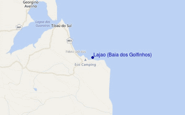 mapa de ubicación de Lajao (Baia dos Golfinhos)