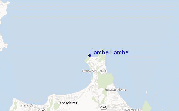 mapa de ubicación de Lambe Lambe