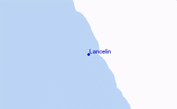 mapa de ubicación de Lancelin