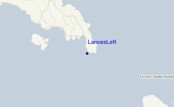 mapa de ubicación de Lances Left