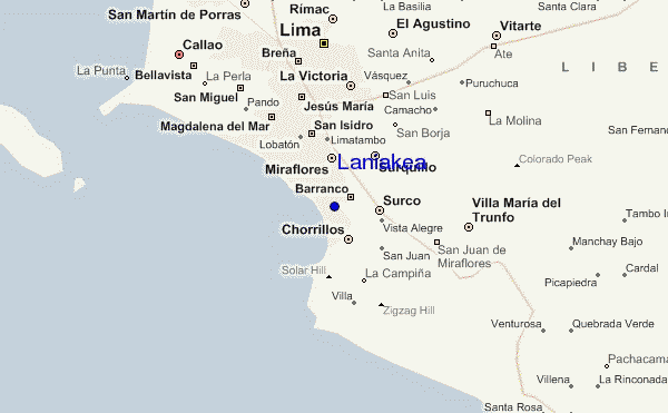 mapa de ubicación de Laniakea