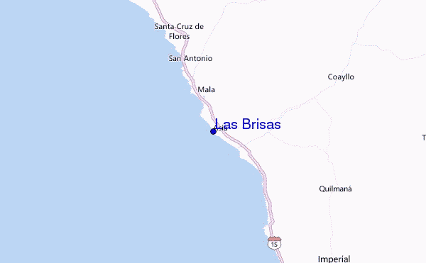 Las Brisas Location Map