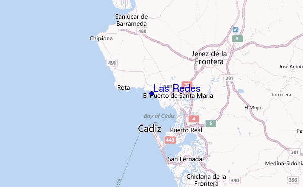 Las Redes Location Map