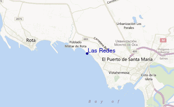 mapa de ubicación de Las Redes