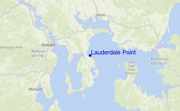 Lauderdale Point Location Map