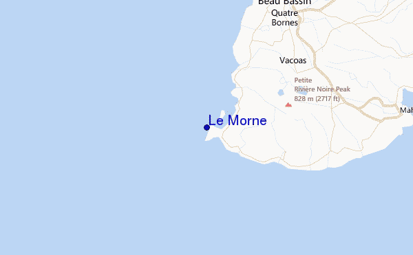 Le Morne Location Map