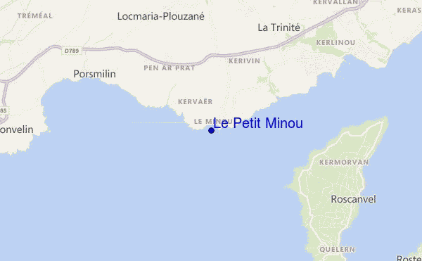mapa de ubicación de Le Petit Minou