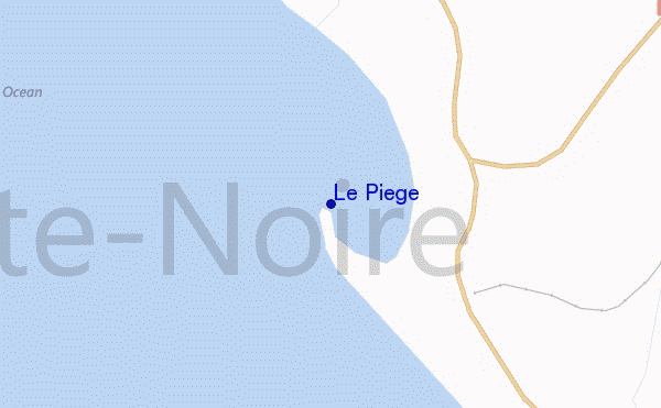 mapa de ubicación de Le Piege