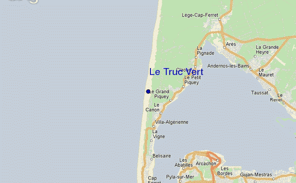 mapa de ubicación de Le Truc Vert
