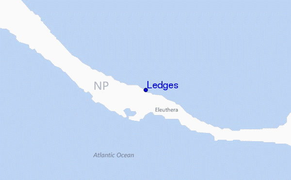 mapa de ubicación de Ledges