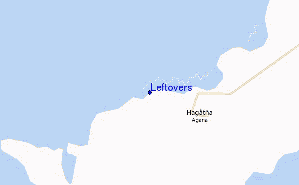 mapa de ubicación de Leftovers