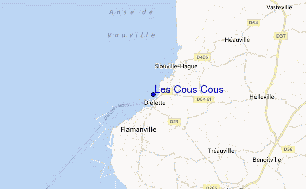 mapa de ubicación de Les Cous Cous