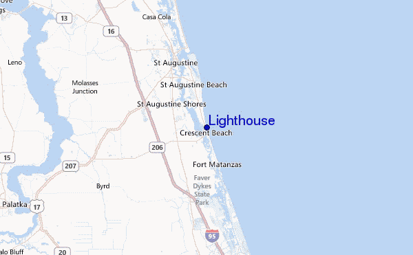 Lighthouse Location Map