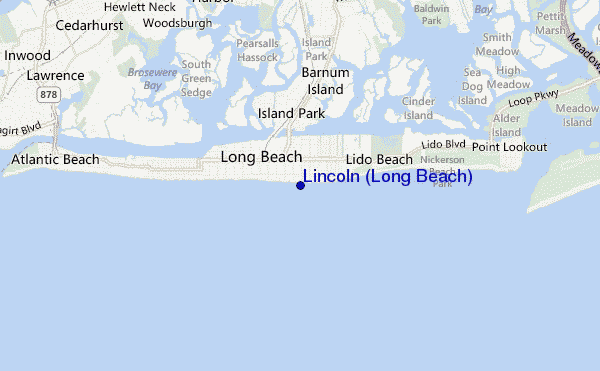 mapa de ubicación de Lincoln (Long Beach)