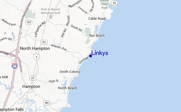 mapa de ubicación de Linkys