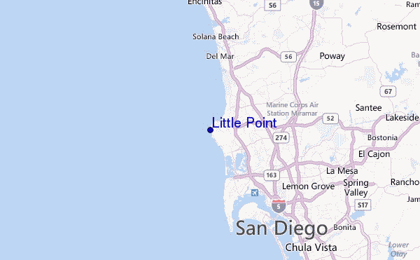 Little Point Location Map