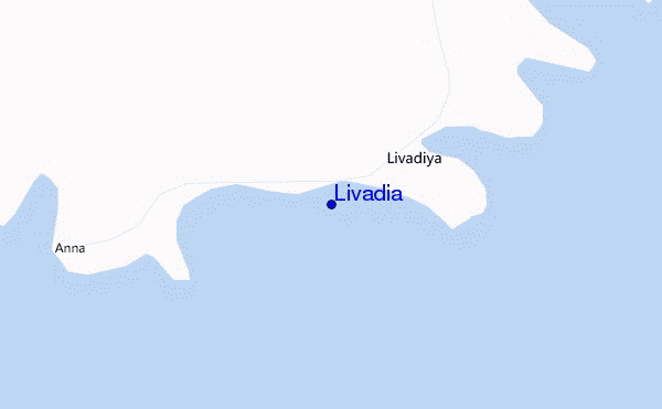 mapa de ubicación de Livadia