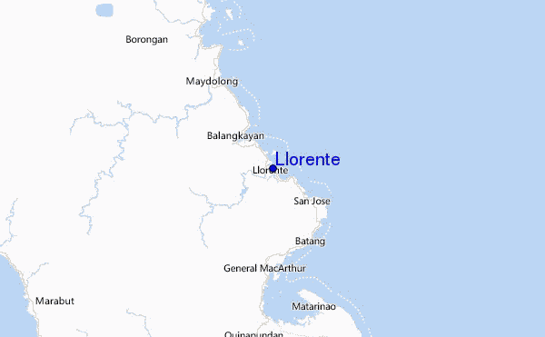 Llorente Location Map
