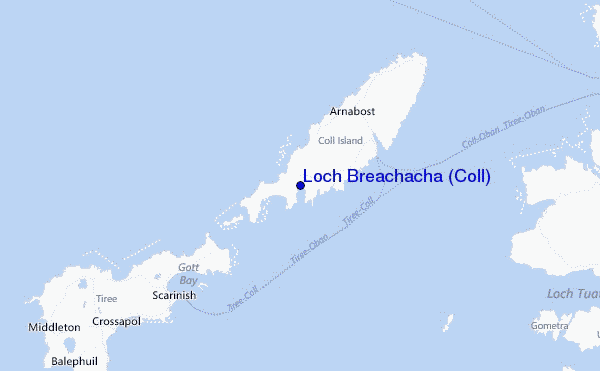 Loch Breachacha (Coll) Location Map
