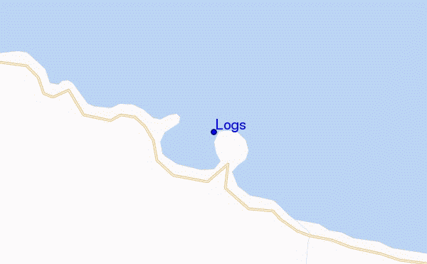 mapa de ubicación de Logs