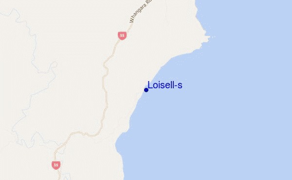 mapa de ubicación de Loisell's