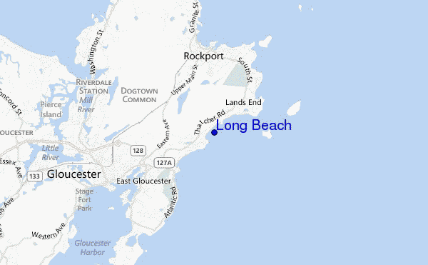 mapa de ubicación de Long Beach