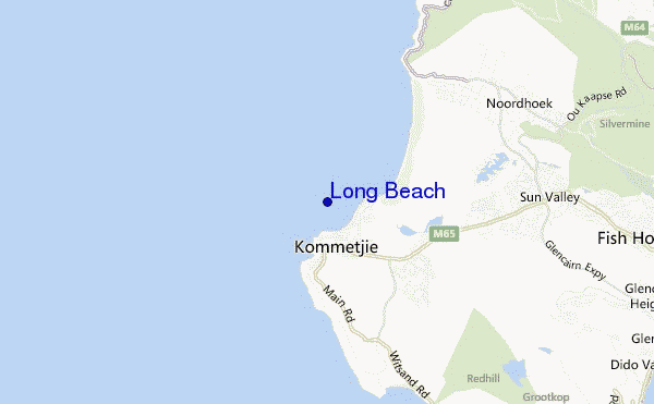 mapa de ubicación de Long Beach