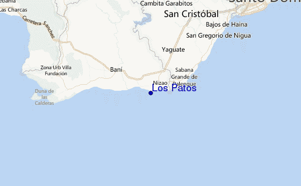 Los Patos Location Map