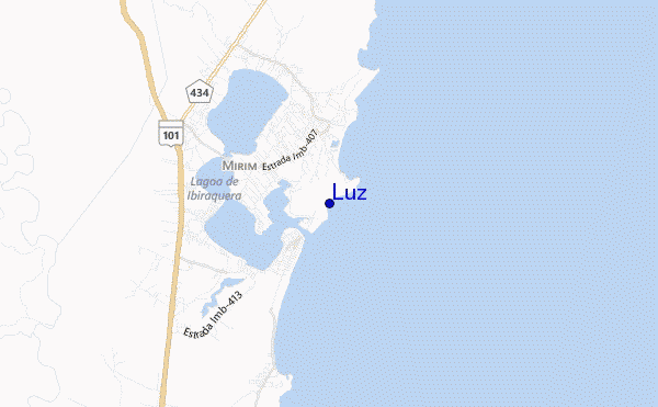 mapa de ubicación de Luz