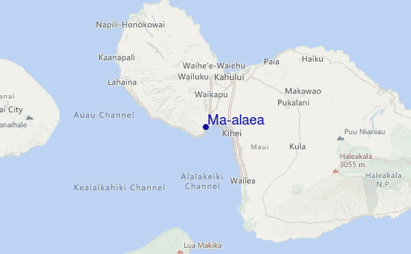 Ma'alaea Location Map