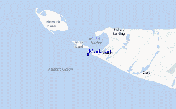mapa de ubicación de Madaket