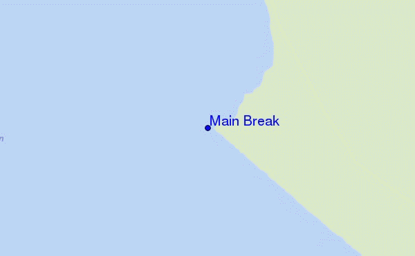 mapa de ubicación de Main Break