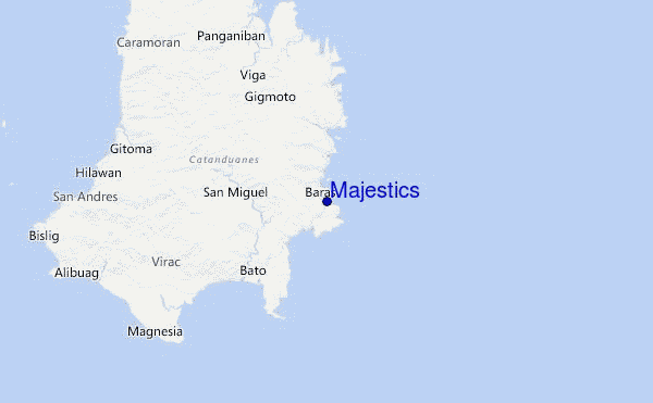 Majestics Location Map