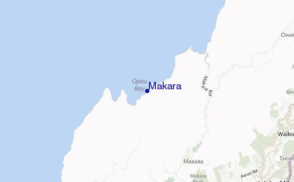 mapa de ubicación de Makara